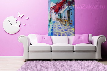 Модульная картина Солнечный дворик