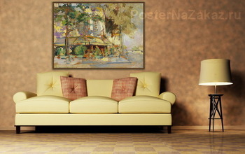 Модульная картина Хуторок Сирени