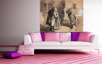 Модульная картина Иллюстрация к «Кабале и Либе»