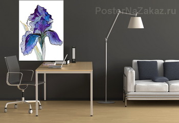 Модульная картина Нежный ирис