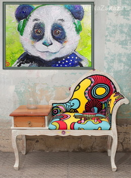 Модульная картина Панда