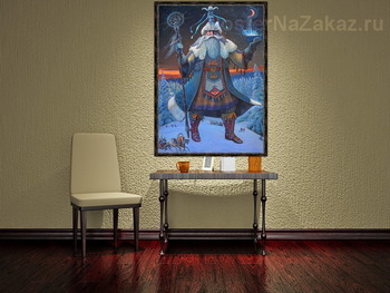 Модульная картина Тол бабай /Дед мороз(удмуртский эпос)