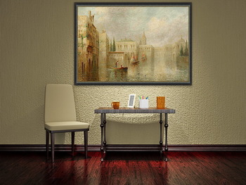 Модульная картина Венецианский канал