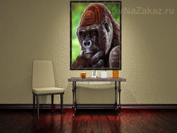 Модульная картина Горилла