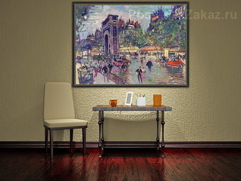 Модульная картина Гранд бульвар,Париж