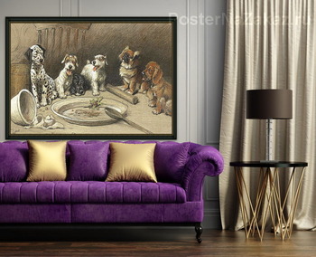 Модульная картина Рождественский ужин