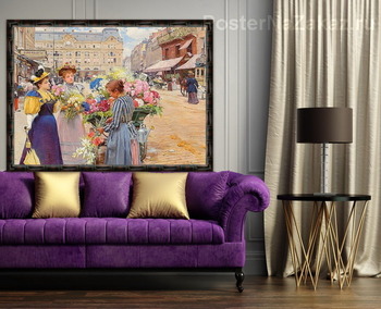 Модульная картина Париж