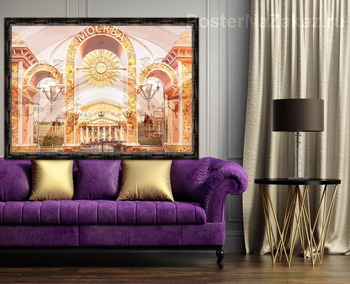 Модульная картина Архитектура Москвы