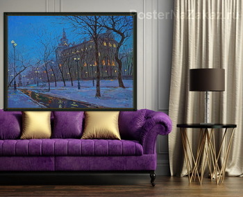 Модульная картина Александр Панюков Сретенский бульвар