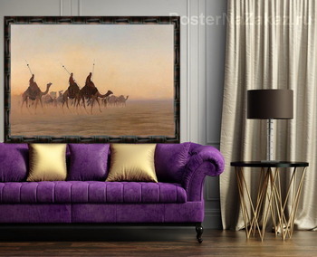 Модульная картина Великий караван Мекки