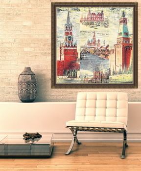 Модульная картина Красочная Москва