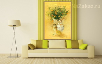 Модульная картина Мандариновая фея