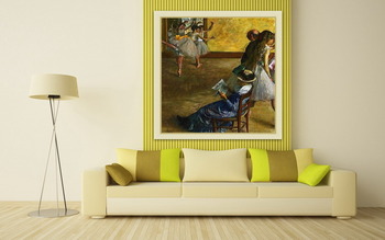 Модульная картина Балетный класс