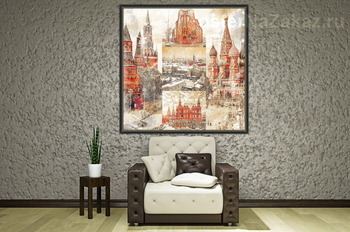 Модульная картина Пейзажи Москвы