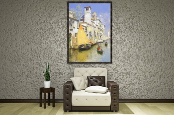 Модульная картина Гондола на Венецианском канале