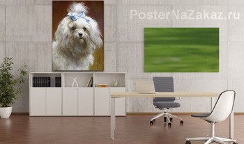 Модульная картина Синий бант