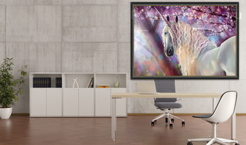 Модульная картина Единорог и весна 