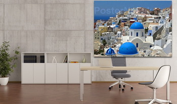 Модульная картина Санторини