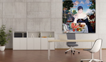 Модульная картина Жена торговца чаем