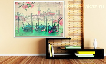 Модульная картина Гондолы Венеции