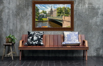 Модульная картина Утром на Мойке.