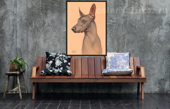 Модульная картина Голая мексиканская собака