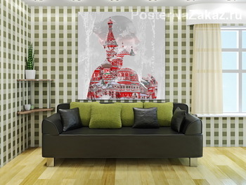 Модульная картина Собор Василия Блаженного