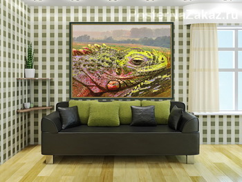 Модульная картина Дракон утомленный.