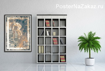 Модульная картина Велогонка в Москве