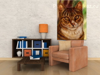 Модульная картина Котик