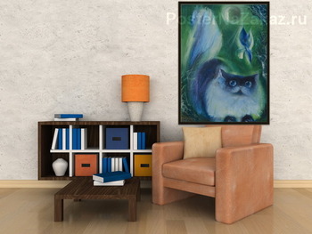 Модульная картина Ночная бабочка