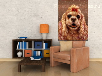 Модульная картина Собака