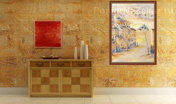 Модульная картина Утренний городской пейзаж