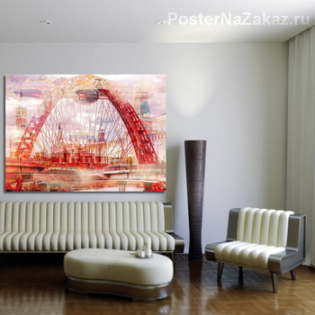 Модульная картина Ретро Москва