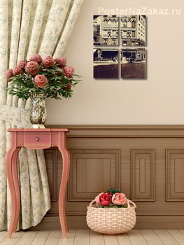 Модульная картина Плейс ду Каир. Париж II. 1903.