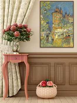 Модульная картина Кафе кардинал,Париж