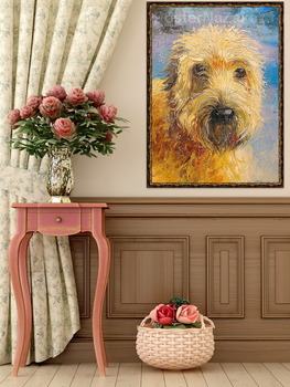 Модульная картина Ирландский терьер