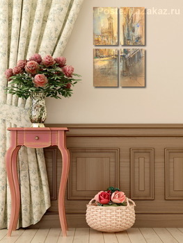 Модульная картина Нью-Йорк, Манхэттен