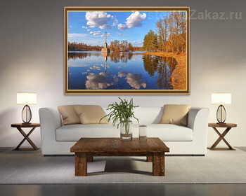 Модульная картина Отражения Екатерининского парка, Царское село