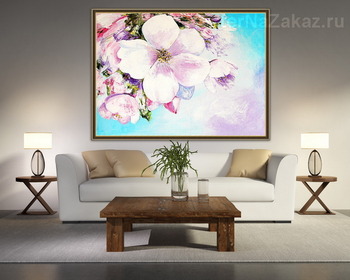 Модульная картина Яблоневый цвет 