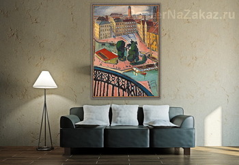 Модульная картина Площадь Карла Йоханса, Стокгольм