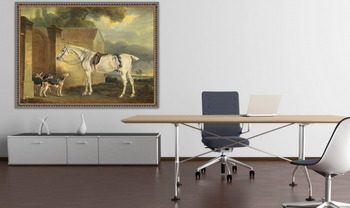 Модульная картина Лошадь и гончие