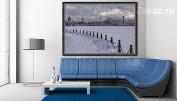 Модульная картина Зимний Петербург