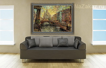 Модульная картина С видом на Спас