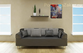 Модульная картина Южный дворик