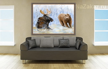 Модульная картина Поединок