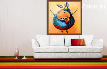 Модульная картина Прыгающий ослик