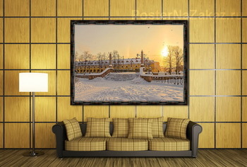 Модульная картина Красногвардейский мост.