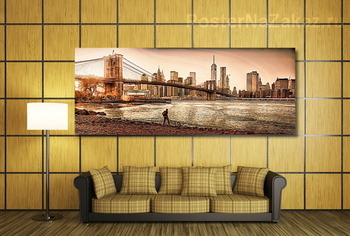 Модульная картина осенний Манхэттен