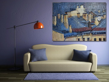 Модульная картина Крыши Санкт-Петербурга